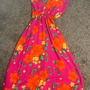 Aloha Fashion Colorful Hawaiian Dress